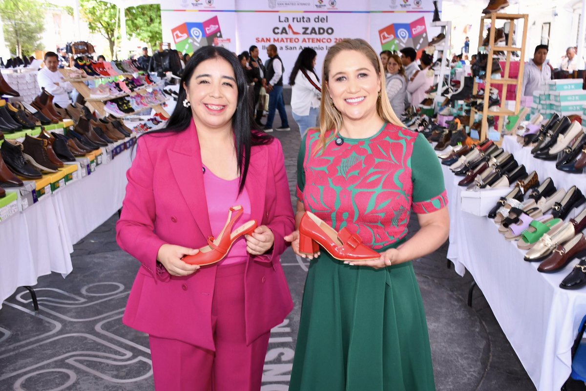 Anaamunizneyra's tweet photo. Porque #UnidosEsPosible ¡#LaRutaDelCalzado 2026 llega a #SanAntonioLaIsla! 👢💼👡

Les invito a visitar este espacio y a adquirir lo #HechoEnSanMateoAtenco; aquí encontrarán una gran variedad de calzado, bolsas, cinturones y artículos de piel de excelente calidad y a precios accesibles.