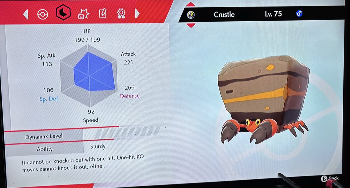 Fraggle_Drums's tweet image. #Crustle #L75 #UltimatePokémonQuest #Pokemon