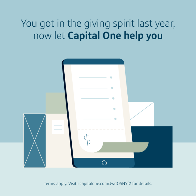 rowncole's tweet photo. Tax season usually means tracking down lots of info, but Capital One can help by sending you a summary of all your charitable donations this year. Terms apply. https://t.co/kwookvLhWV https://t.co/z8NA790bsc
