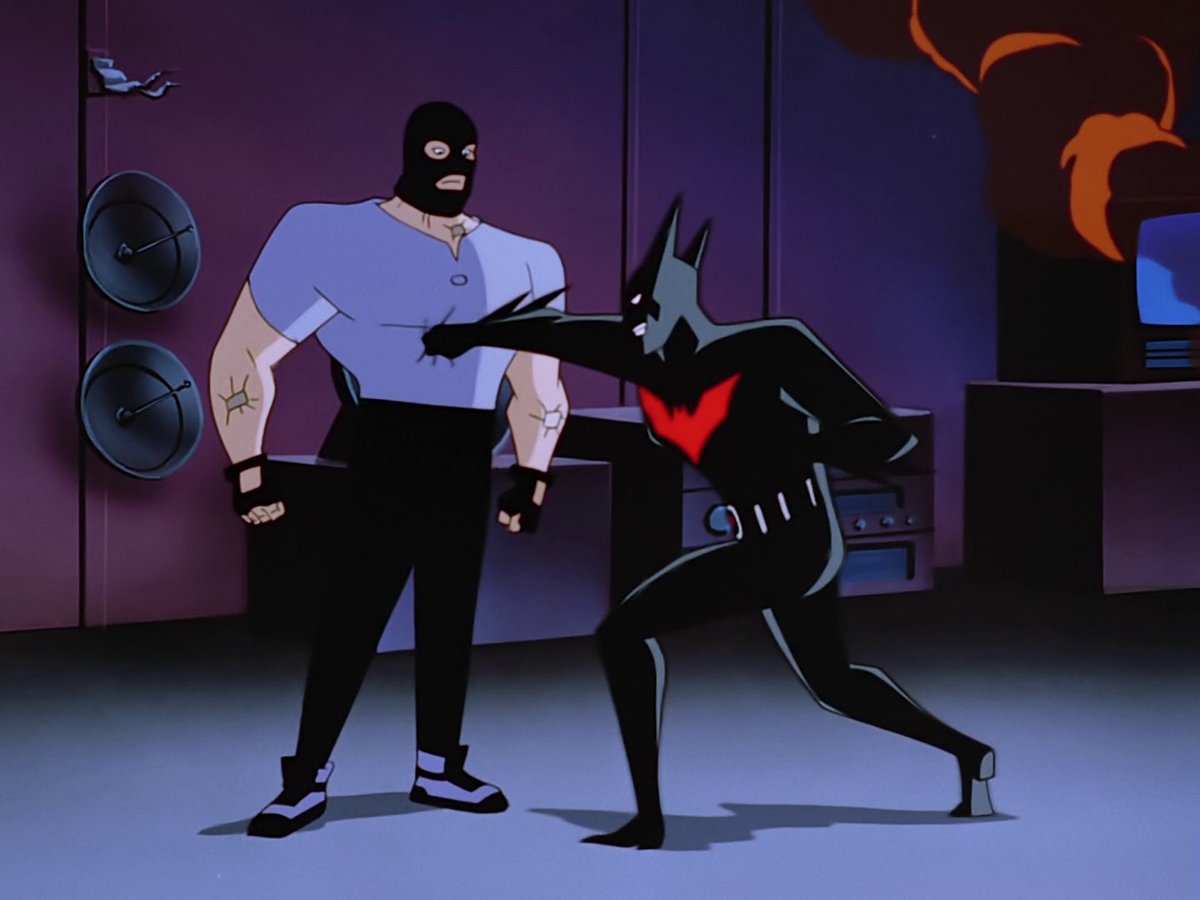 worldsfinest's tweet image. The Batman Beyond episode "The Winning Edge" debuted on this day (Apr. 10) in 1999! Writer Rich Fogel and director Butch Lukic offer an excellent spin the typical "very special episode" as Terry discovers some of his classmates are using Venom-derived drugs! #BatmanBeyond #Batman