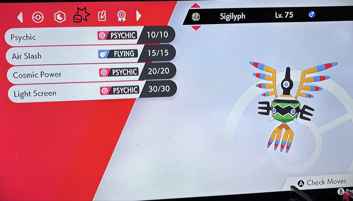 Fraggle_Drums's tweet image. #Sigilyph #L75 #UltimatePokémonQuest #Pokemon