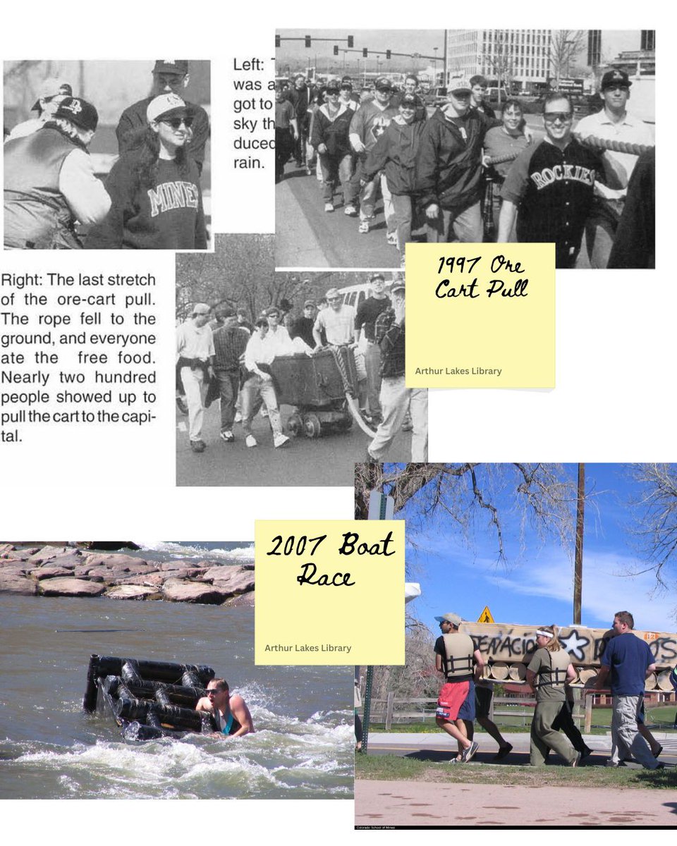 E-Days is ONE WEEK AWAY! 🎉 

We dug into the archives to bring you snapshots from the 1954 Engineers' Day committee photo, 1988 E-Days, the 1997 Capitol pull, and the 2007 boat race. Get hyped to continue this decades-long tradition!