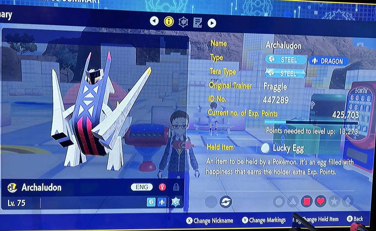 Fraggle_Drums's tweet image. #Archaludon #L75 #UltimatePokémonQuest #Pokemon