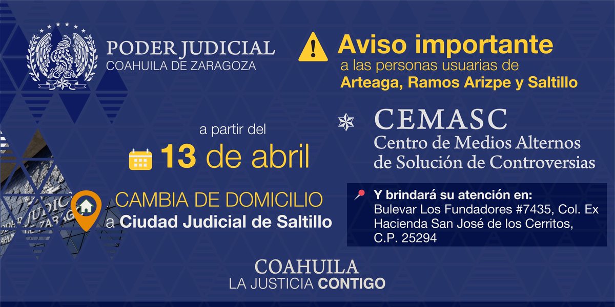 Poder Judicial Coah tweet media