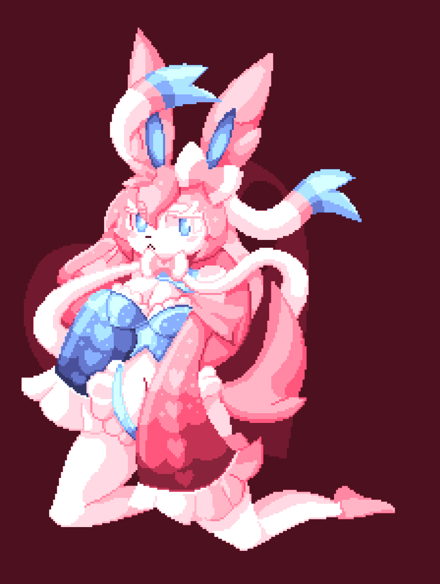 VeeeXev's tweet photo. Sylveon 🩷💙🤍 https://t.co/9uSBYxE4SJ