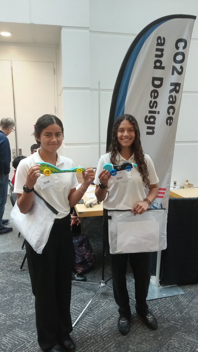 WallaceScience's tweet photo. Our Gold and Bronze winning Competitors had great races today in the @SkillsUSA CO2 Car State Finals. 1.4 ans 1.3 second passes! Fast work from some great students. Go GTHS! @CjusdCte Our Engineering Pathways are producing smart, creative, and motivated Students! #raisetheaverage https://t.co/6M4JonS12f