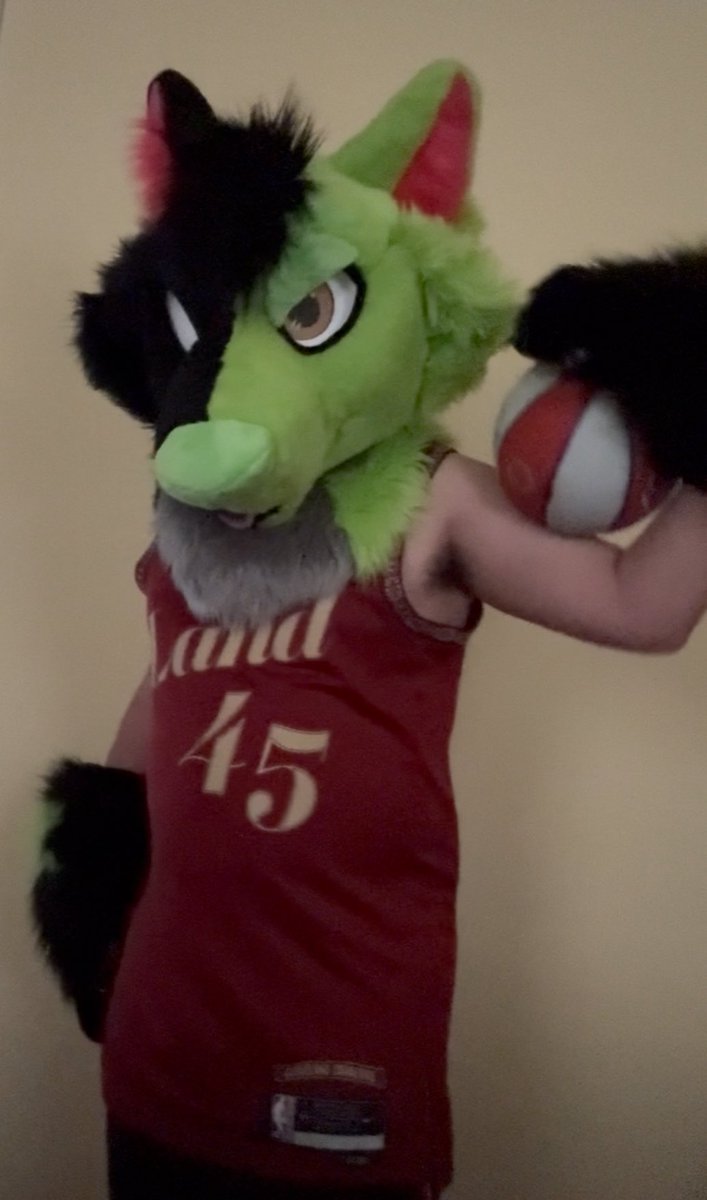 FlameZWRLD's tweet image. My very first #FursuitFriday!!!

#LetEmKnow let’s go Cavs in the playoffs!!