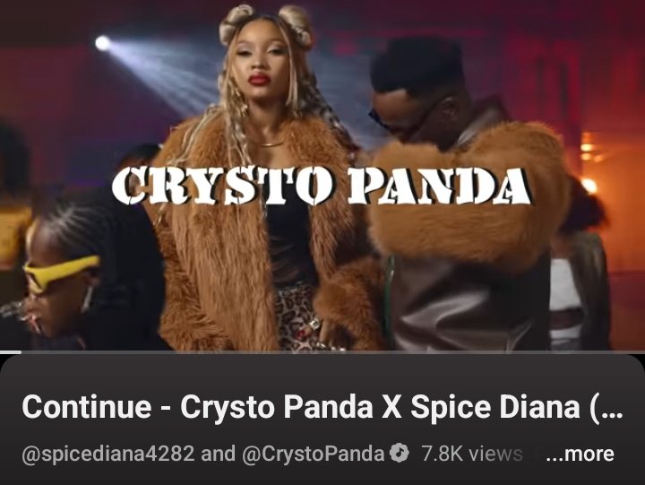 EarlyBMrecords's tweet image. @CrystoPanda  @SpiceDianaUg 
Spice Diana x Crypto Panda = 😎! 🎶 "Continue" is out now! Stream it and keep the vibes going! #SpiceDiana #CryptoPanda #Continue