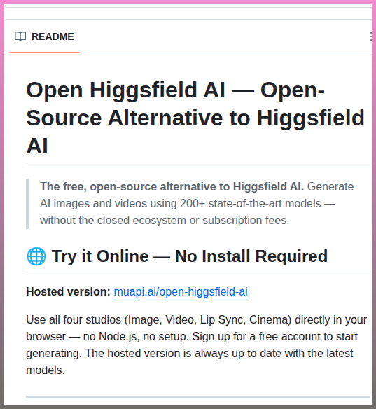 tom_doerr's tweet image. Open-source image and video generation with 200+ models

github.com/Anil-matcha/Op…