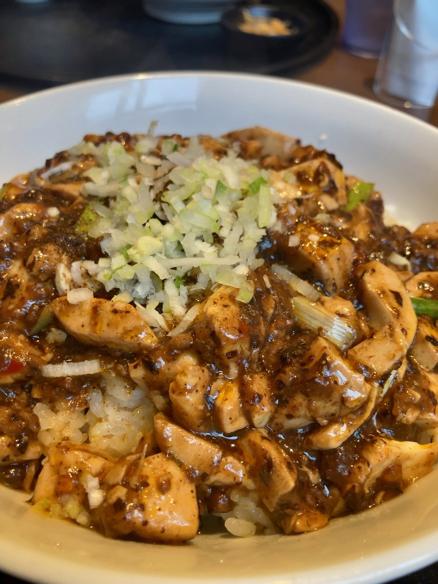 「中国料理 璠房 (ファンファン)」さんの「四川陳麻婆豆腐丼ぶり」