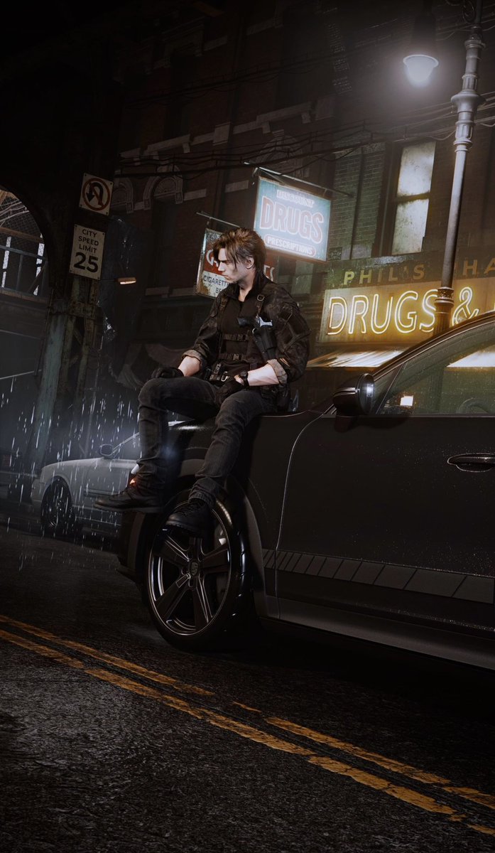 He’s so small compared to his Porsche, I can’t 🖤