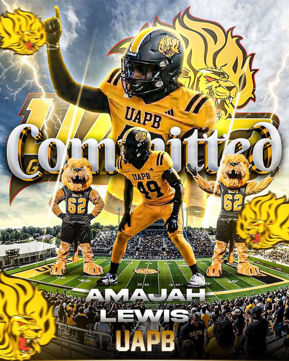 AMAJAH LEWIS 6'2 225 2X ALL CONFERENCE LB✪ tweet media