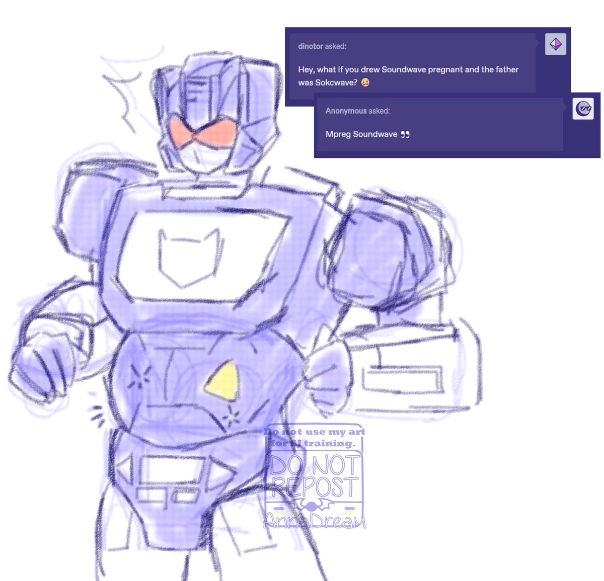 AnnaDream24's tweet image. Mama #soundwave 
#mechpreg