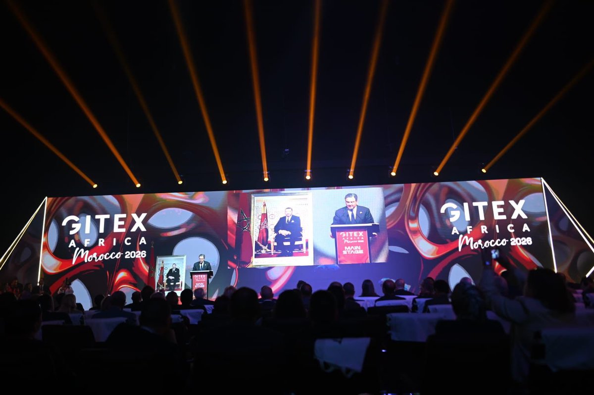 USAmbMorocco's tweet photo. GITEX Africa 2026 just wrapped and I’m still thinking about what we saw this week in Marrakech.
 
Under the vision of His Majesty King Mohammed VI and the leadership of Minister Seghrouchni, GITEX Africa proved once again that Morocco is paving the way for digital innovation across the continent.
 
Dozens of American companies on the ground. A landmark AI infrastructure agreement signed. And everywhere I looked, trusted American technology meeting Moroccan ambition.
 
250 years of friendship. This week reminded me why it matters more than ever. 🇺🇸🇲🇦