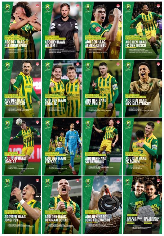 DProgrammeclub's tweet photo. Congrats to @ADODenHaag as champions of the @1e_Divisie and @SCCambuurLwd as runner up. Both will play next season in the @eredivisie. #matchdayprogrammes https://t.co/T3YWON6Sl2