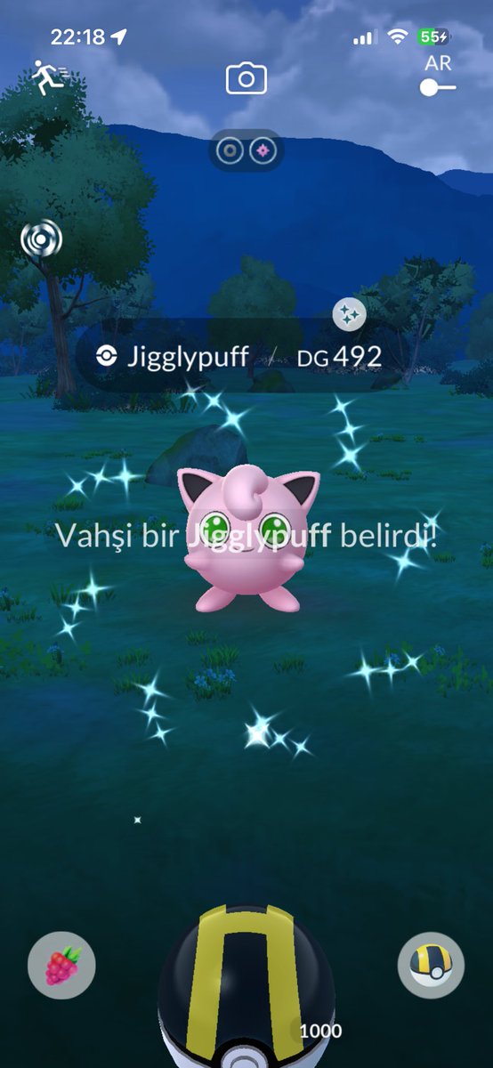 kingdeoxys_tl50's tweet image. I caught a Shiny Jigglypuff🎈‼️✨✨✨
#ShinyPokemon #PokemonGO