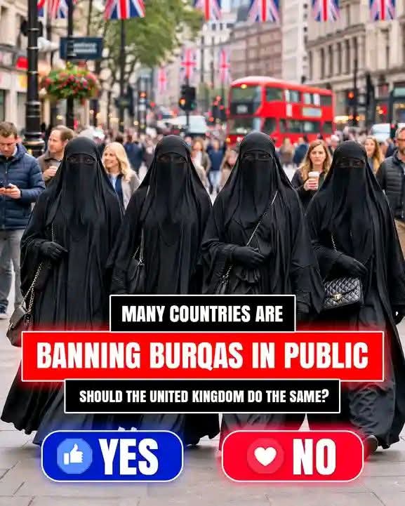 bb_media_uk's tweet image. Europe is already making moves… 🇪🇺
Should the UK follow?
👍 YES or 👎 NO — what’s your stance?

#UKDebate #BurqaDebate #UKPolitics #FreedomVsSecurity #PublicOpinion #UKNews #ViralUK #DebateTime #TrendingUK #SocialIssues