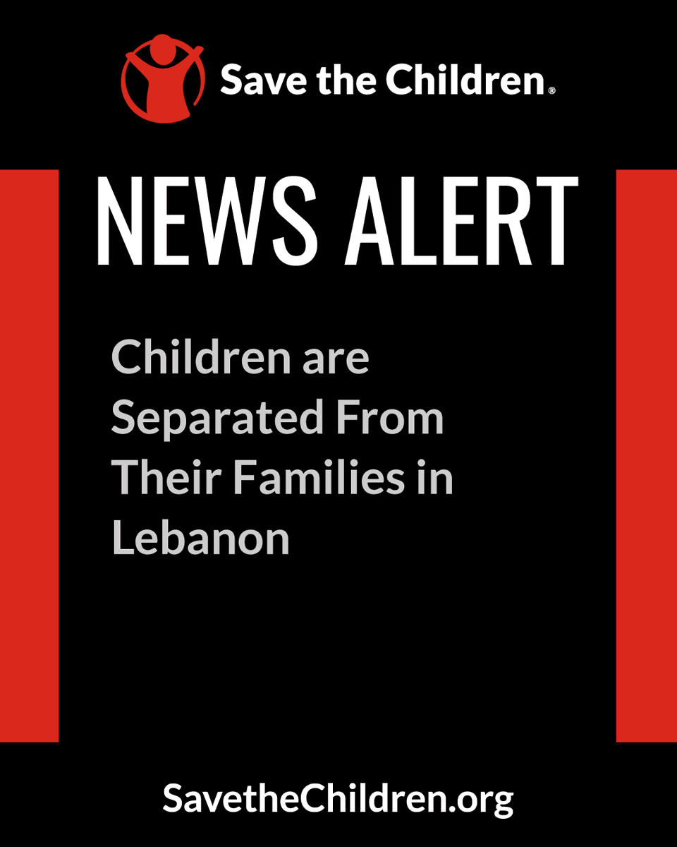 SavetheChildren's tweet photo. NEWS: Children are separated from their families in #Lebanon

Learn more: https://t.co/uCcFTNMQcS https://t.co/szs5o7FaKa