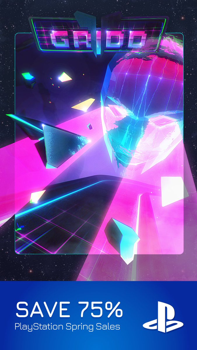 Deals are in full (neon) bloom on #PlayStation Store. What a delightful time to save 75% on #GRIDD #Retroenhanced!

Climb the leaderboard in our high-skill, high-speed #arcade rush.