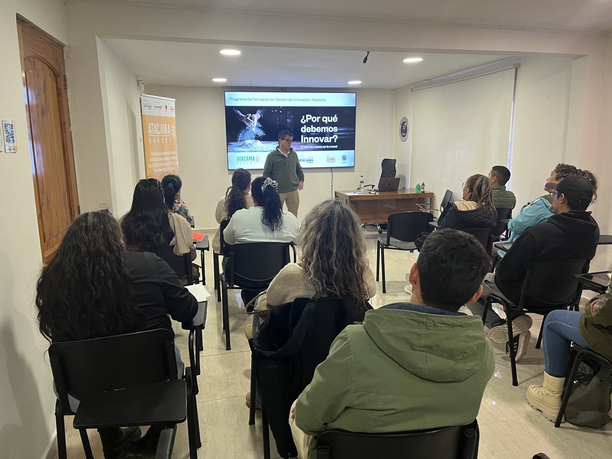 InnovativaDE's tweet photo. Esta semana iniciamos el proceso de formación del programa https://t.co/cVm1KywHZO dirigido al sector de panadería y pastelería de la región de Atacama. Esta iniciativa es financiada por @CorfoAtacama a través del programa Viraliza Formación y ejecutada por @InnovativaDE https://t.co/IqLbxSBO2O