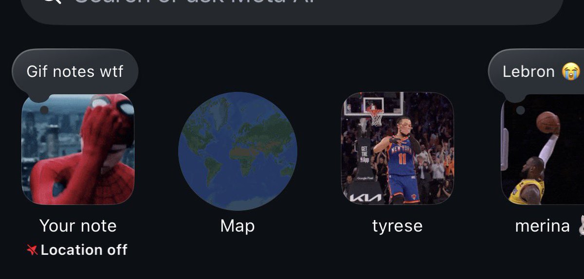 MANOMAGlC's tweet image. IG added gifs to notes #interesting