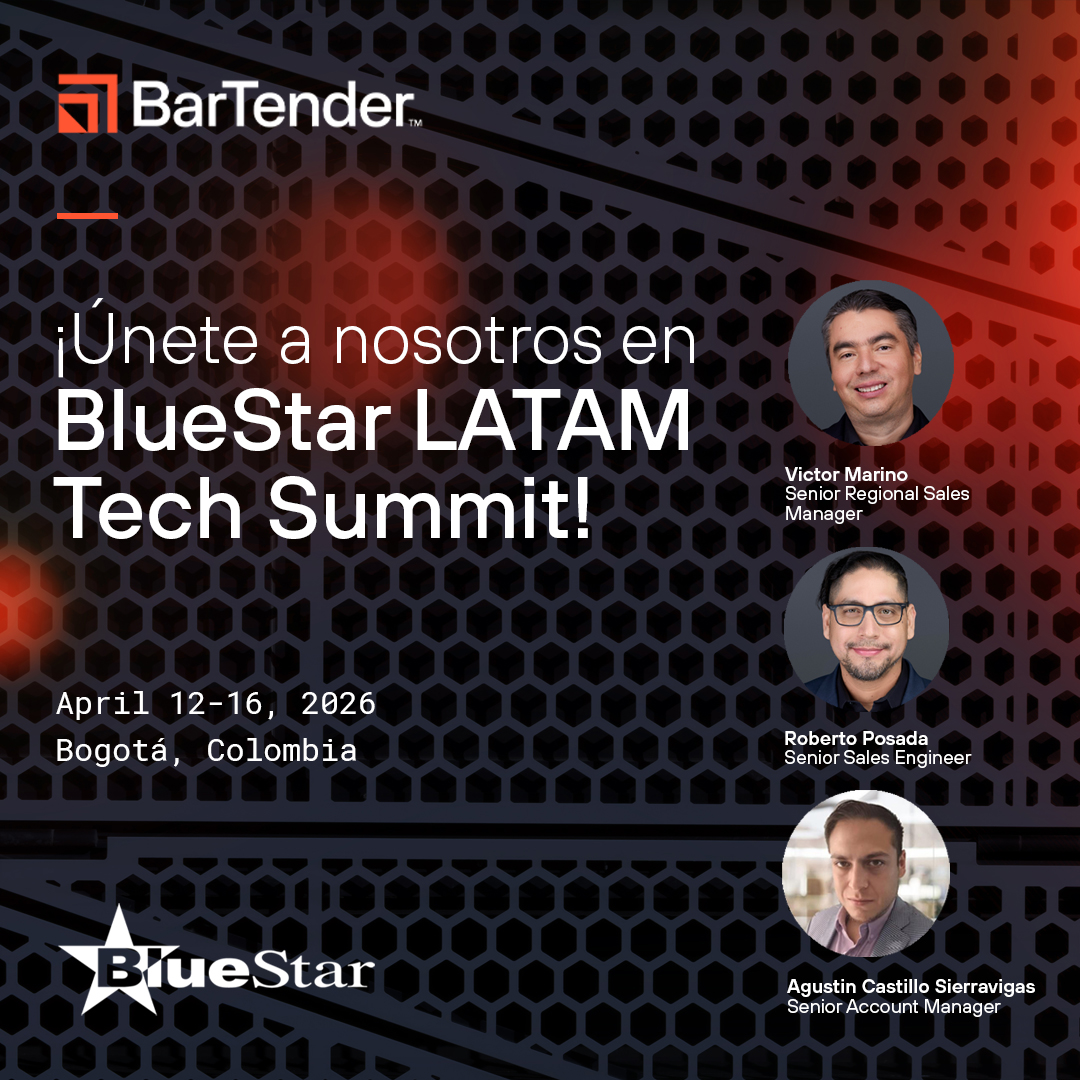 SeagullSci's tweet image. We’re heading to Bogotá for the @Think_BlueStar LATAM Tech Summit! 

Meet our BarTender team and see how our labeling and tracking solutions help organizations boost efficiency and supply chain visibility. Attending? Stop by and connect! 

#TechSummit2026 #Labeling #SupplyChain