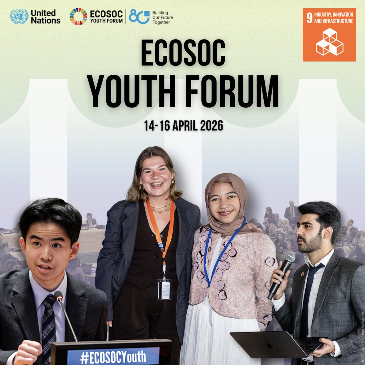 UNDESA's tweet image. 🏗️ What does sustainable industrialization look like when young people lead?

Find out at the @UNECOSOC Youth Forum, where youth-driven ideas are shaping the future of industry, infrastructure and innovation.

➡️ ecosoc.un.org/en/what-we-do/…

#SDG9 #ECOSOCYouth #GlobalGoals