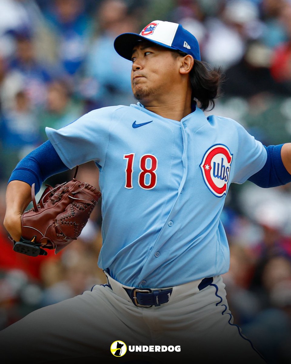 UnderdogMLB's tweet photo. Shota Imanaga vs. Pirates:

6 IP
0 ER
9 K
0 H
1 BB
18 Whiffs
100 Pitches

Imanaga's first scoreless start with 9+ K since April 2024. https://t.co/cH29pPUEv1