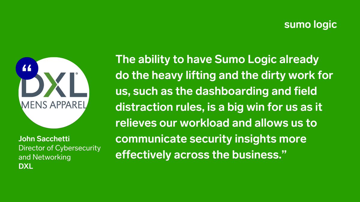 Sumo Logic tweet media