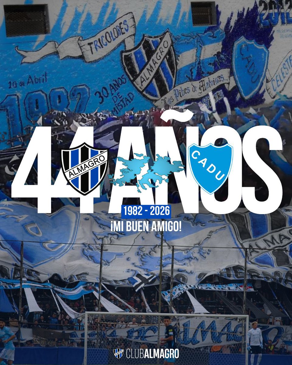 44 años de esta hermandad.
🇪🇪Almagro y Defensores🇫🇲