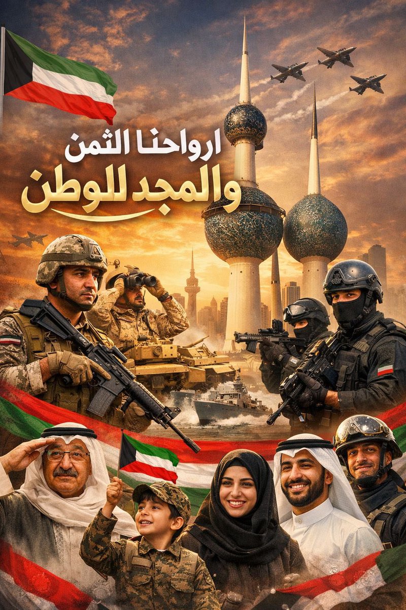 n_1985_n's tweet photo. #ارواحنا_الثمن_والمجد_للوطن

بسم الله على وطني 🇰🇼

بسم الله على امنها وامانها وولي امرها وشعبها 
بسم الله على خليجنا وولاة امرنا
اللهم ألف بين قلوبنا
اعيذنا بكلمات الله التامات من شر ما خلق
وحسبي الله ونعم المولى ونعم النصير 
حسبي الله ونعم الوكيل  🤲🏻🌿" 🕊️ https://t.co/xJvxQWvbiT