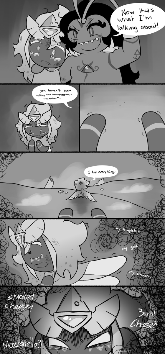 TheSparkledash's tweet image. Fallen Ancients AU [I do not care for the world, page 13-14]

And that was the end of this chapter! I promise it will get better for poor Golden Cheese. But we gotta check up on Hollyberry &amp;amp; Eternal Sugar first

#cookierun #cookierunkingdom #goldencheesecookie #burningspicecookie