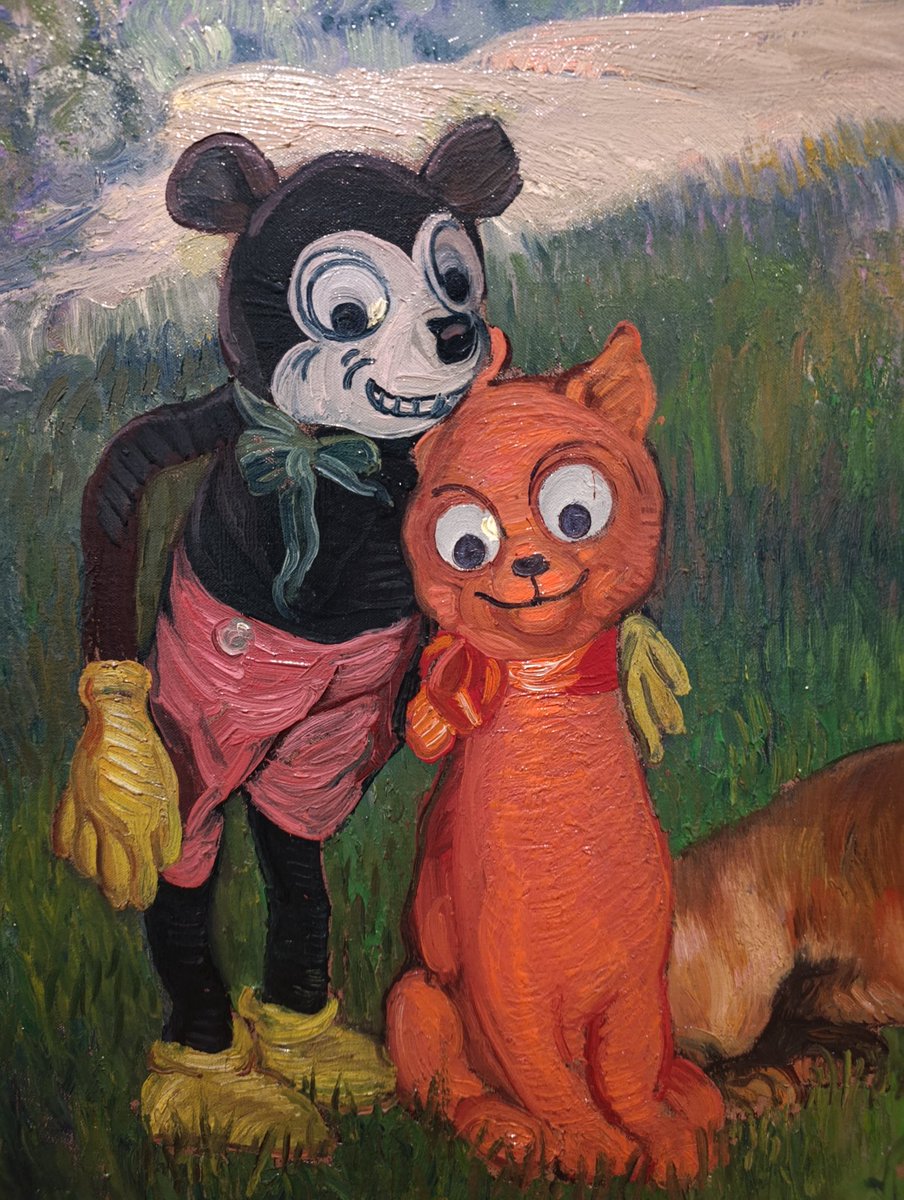 cismabrides's tweet photo. Cayetana Fitz- James Stuart a los cuatro años inmortalizada por los pinceles de Zuloaga, genial retratista de fondos tormentosos, pero responsable de uno de los Mickey Mouse más desconcertantes de la historia. https://t.co/LCd9dZ7k6P
