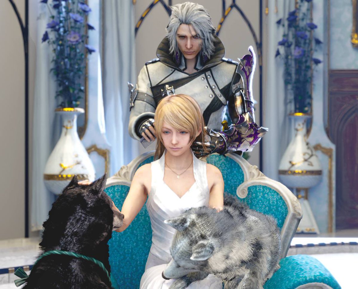 The Commander-in-Chief is so rude to everyone. Is there really no one who can melt his heart? #FinalFantasy15 #FFXV #FF15