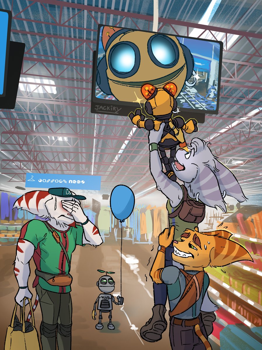 jackirii's tweet image. kit just wanted to look closer 😊

#ratchetandclank #alisterazimuth #rivet #kit #walmartmeme