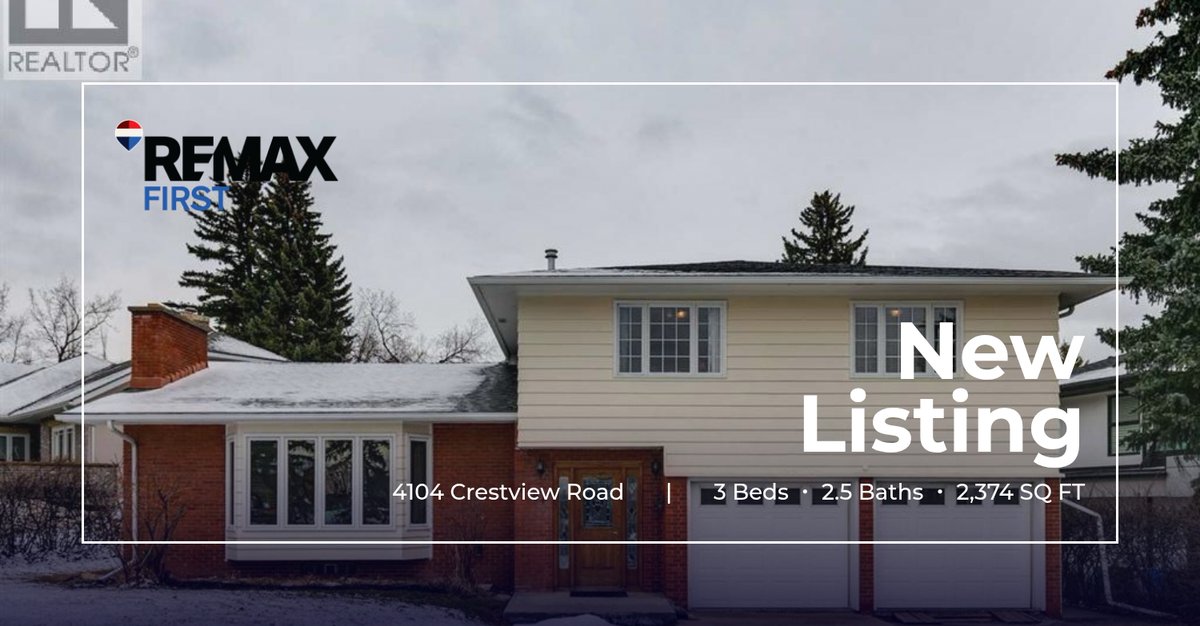 robinlear's tweet photo. Real Estate FUN!

📍 New Listing 📍 Take a look at this fantastic new property that just hit the market located at 4104 Crestview Road in Calgary. Reach out here or at (403) 969-5327 for more information!

Listed by Gordon W. Ross
... https://t.co/EumoVgWqhj https://t.co/2Kzhw2aOsC