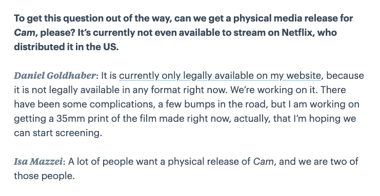 Isaac Feldberg tweet media