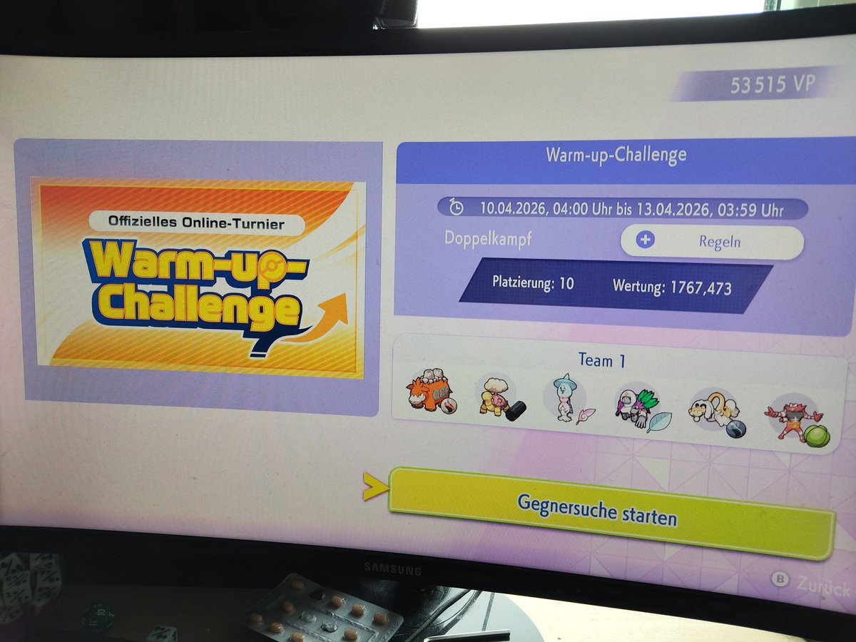 Sleepling98's tweet photo. Maybe I should switch to VGC? https://t.co/IkQhaFI8E4