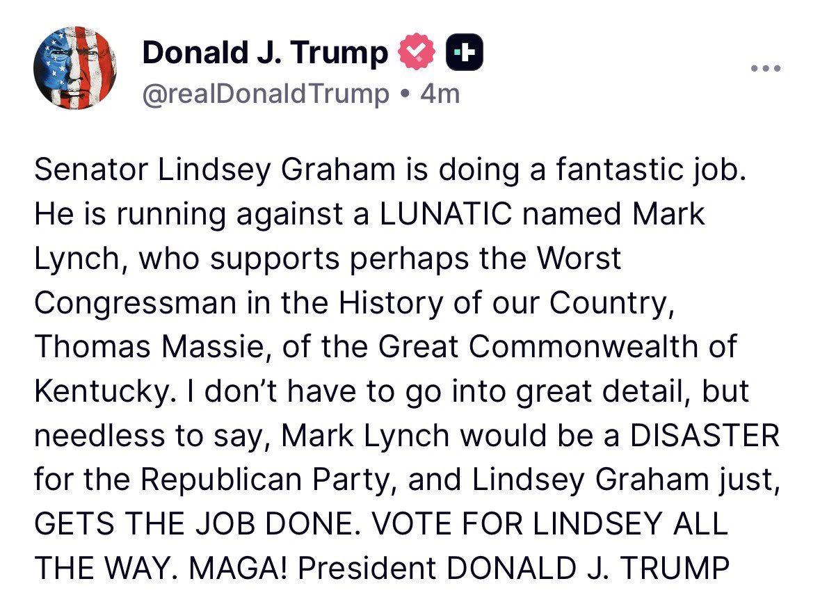 Lindsey Graham tweet media