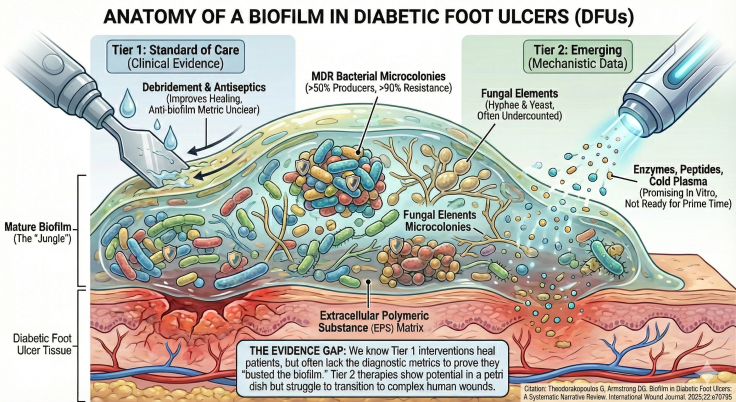 DGArmstrong's tweet image. The Invisible Barrier: Are We Actually Beating Biofilm or Just Guessing? #ActAgainstAmputation #WoundHealing #CIBL #ChronicWounds @ResearchAtUSC @KeckSchool_USC @USC_Vascular diabeticfootonline.com/2025/12/14/the…