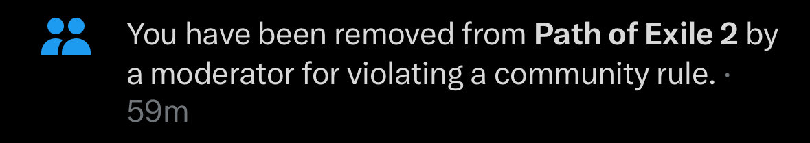 I haven’t posted anything on X for a few weeks prior to yesterday. I definitely haven’t posted any “crypto shills”, let alone in that community.

I thought maybe it was due to a pinned post of mine mentioning Nikita’s involvement at Solana. But that’s not a shill or posted to