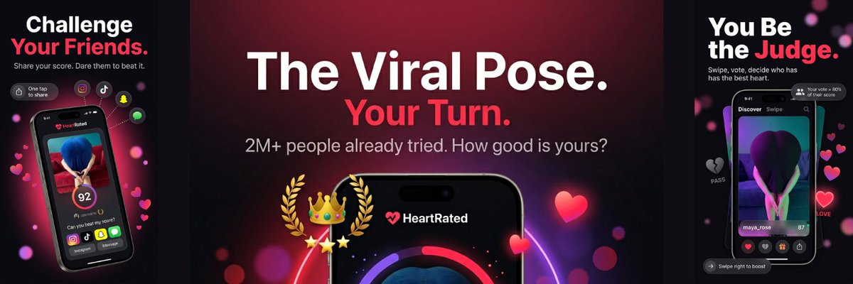 heartratedapp's tweet photo. @TheCheekyKim strike the pose → AI scores you 0-100 → compete globally

free on ios: https://t.co/P2twiiGeFE https://t.co/qmmybM1NQq