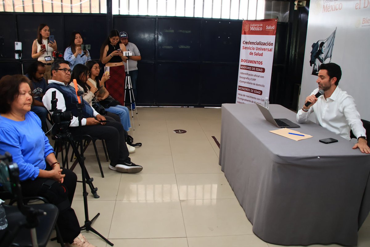 RodrigoAbdalaD's tweet photo. En rueda de prensa anuncié el arranque de la credencialización para el Servicio Universal de Salud. 👇

En esta primera etapa, el registro será en la capital poblana y para personas de 85 años y más, quienes a partir del lunes 13 de abril podrán acudir a los módulos de lunes a sábado, en un horario de 9:00 a 17:00 horas.

📅 El registro se realizará de manera ordenada, de acuerdo con la letra inicial del primer apellido y conforme al calendario establecido, para brindar una mejor atención.
