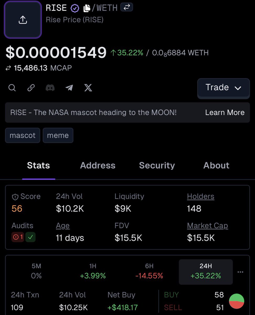 LETS MAKE THIS $RISE GREAT AGAIN