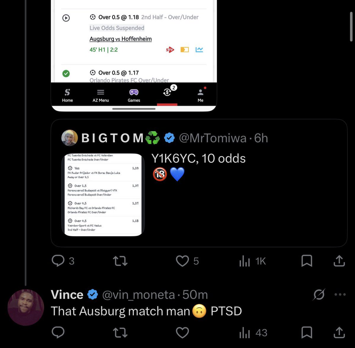 Vince tweet media