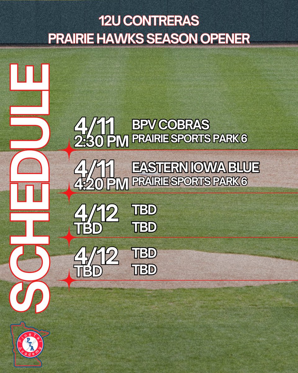 PineTarAcademy's tweet photo. First games of 2026 coming up this weekend! Good luck to the boys!
#DevelopmentCulture https://t.co/HRk856UpX4