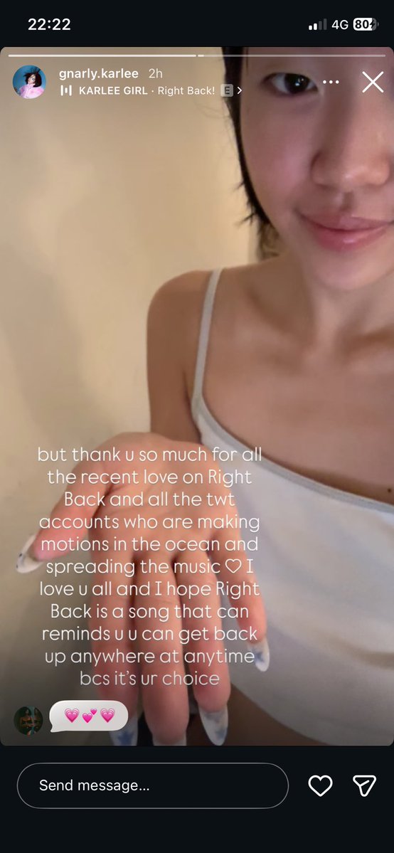 LIVIEPRINT's tweet image. asian saweetie (karlee girl) has acknowledged uskdjdk 😭😭