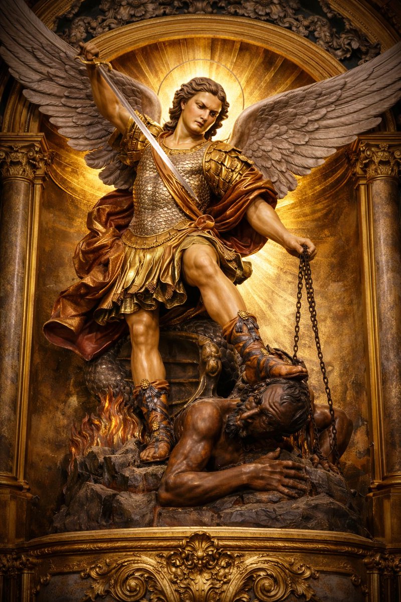 DANTE_eloficial's tweet photo. San Miguel Arcángel... ruega por nosotros 🙏 https://t.co/6VEL73MnOP