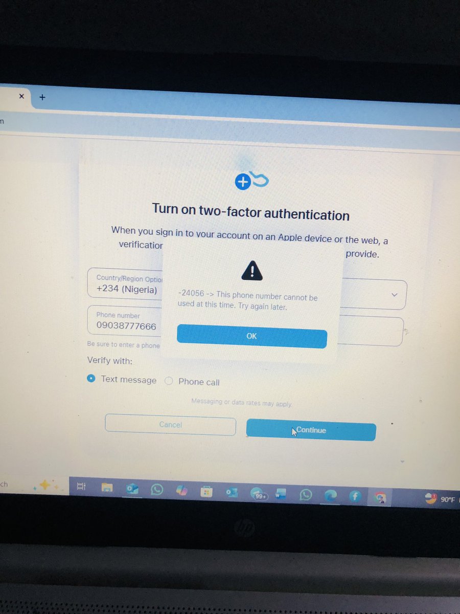 OnlyMuktar's tweet photo. @AppleSupport I’m trying to create my Apple account and it keeps saying this https://t.co/qLZzYYeL1V