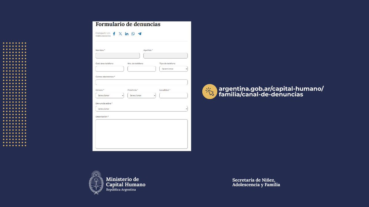 Ministerio de Capital Humano tweet media